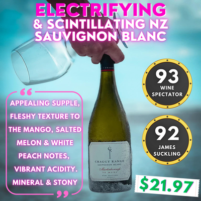 WS 93, Only $22 for an Utterly STUNNING & Sublime Sauv Blanc