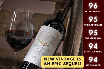 $45 v $400 Muga Rioja (WE96/RP95) has Aro/Torre/Prado Enea fruit in 2018!