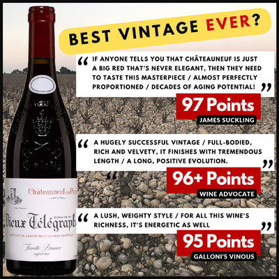 97pt Vieux Telegraphe "MASTERPIECE" Greatest Vintage to Date?