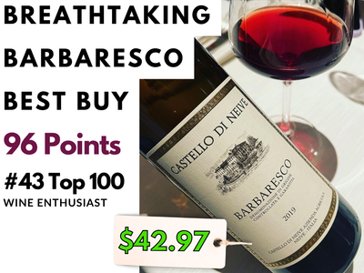 96pt Breathtaking Barbaresco $42 ⚡️ Greatest Cult Vineyard