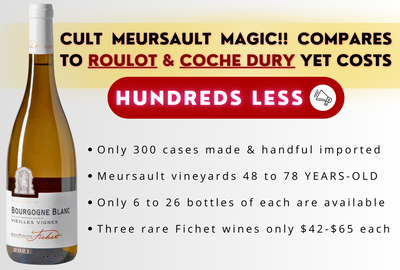 ⚠️ Cult Meursault $42+ ⚠️ 6-24 btls only: Jean-Philippe FICHET