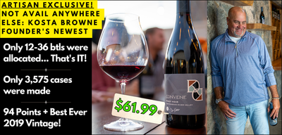 Dan Kosta (Browne) Cult Steals 94pt Pinot+Chard Artisan Exclusives