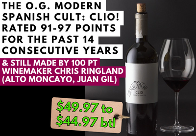 4x 100pt Winemaker CLIO Cult Spain Stunner