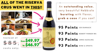 95pt Barbaresco Legend @ $40 LESS "Insane Value, Grab a Case"