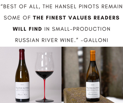 Walter Hansel Cult RRV Pinots LOWEST $ USA